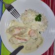 Pollo en crema. Al estilo guatemalteco