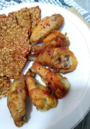 Foto resep Bumbu marinasi daun jeruk (ayam dan tempe goreng)