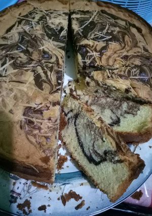 Foto resep Bolu marmer keju