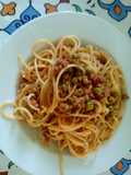 Spaghettoni with Leftover Ragù from Making Arancini