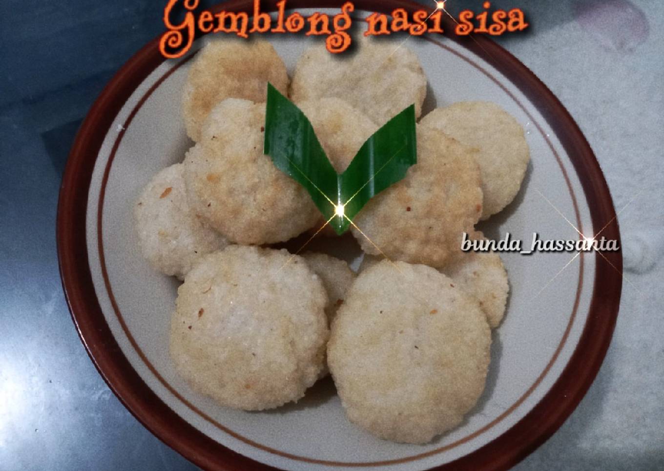 Gemblong Nasi sisa semalam