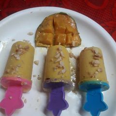 A picture of Mango kulfi(Mango kulfi recipe in english).
