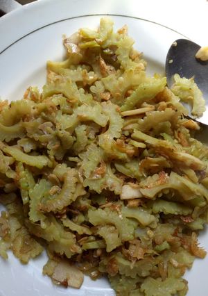 Foto resep Tumis pare tidak pahit sama sekali (menu eating clean)