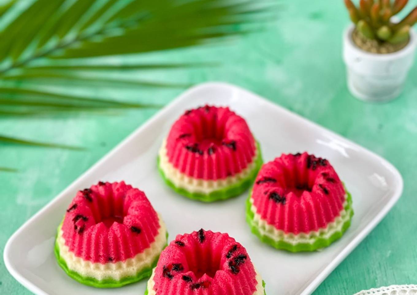 Kue kukus semangka