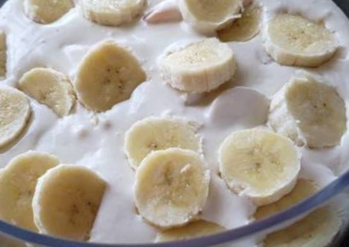 Plátanos con crema Receta de Luis alejandro Salgado- Cookpad