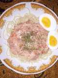 Spaghetti Carbonara "Spicy Rawit Creamy Sauce"