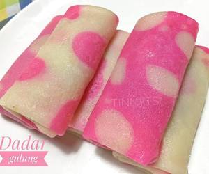 Resep Mudah Dadar gulung polkadot pink Enak Bergizi Resep Mudah Dadar gulung polkadot pink Enak Bergizi