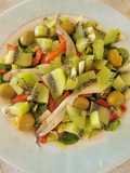 Ensalada de verano con kiwis