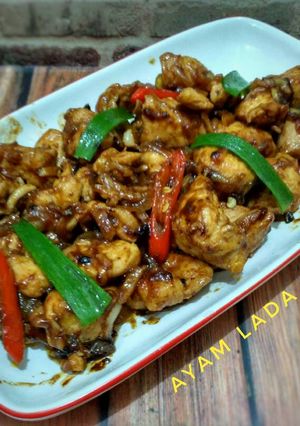Foto resep Ayam Lada Hitam #Ketopad