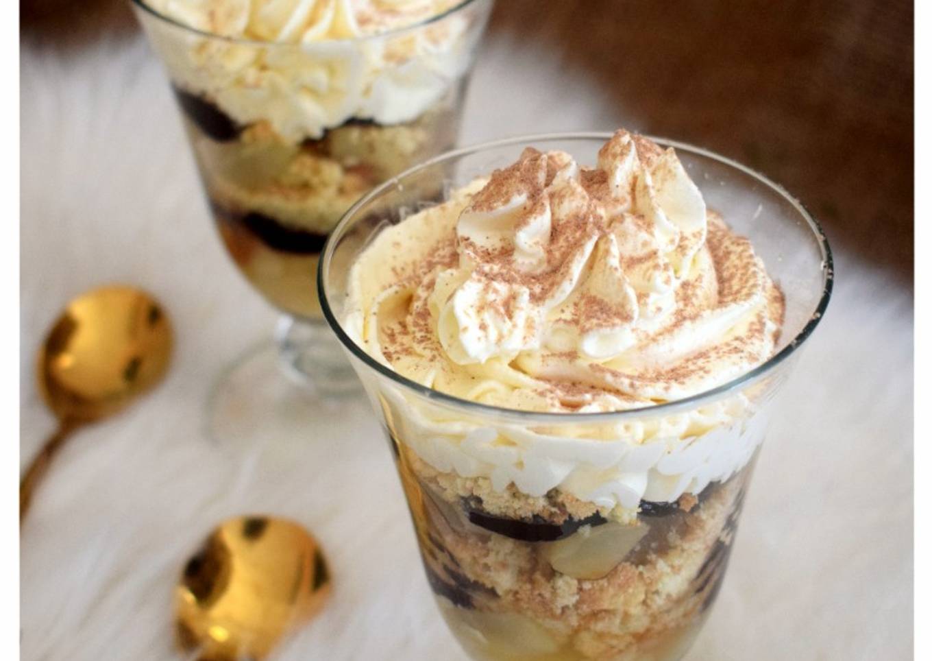 Trifle poires chocolat