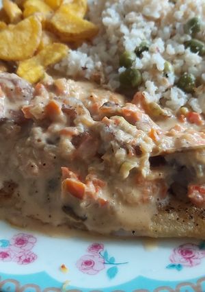 Una foto de Filete de Róbalo con camarones