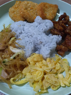 Foto resep Nasi Ungu Kembang Telang