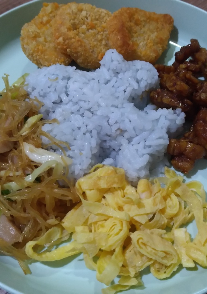 Foto resep Nasi Ungu Kembang Telang