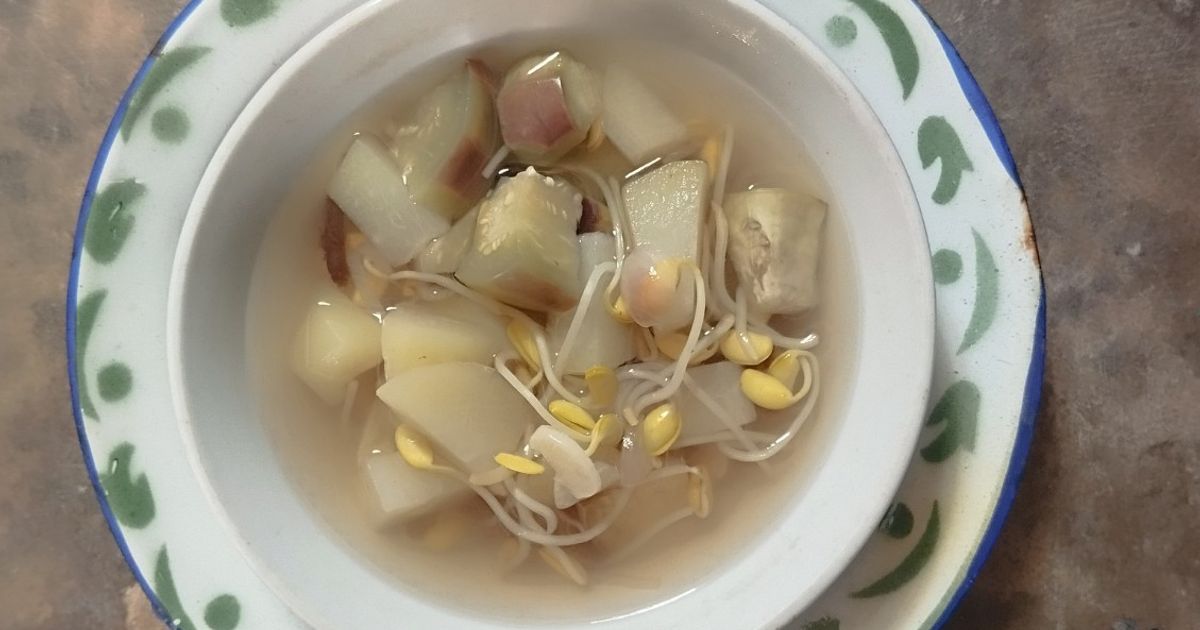 Sayur Asem (Terong, Labu Siam, Tauge)