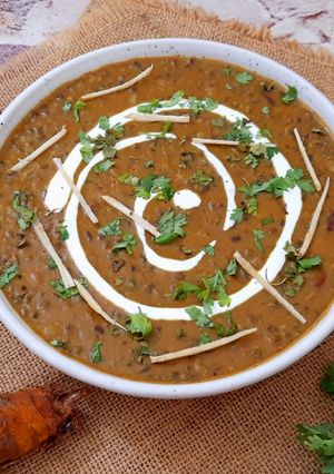 A picture of Dal Makhani with Galangal.