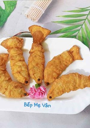 Hình của món Bánh gối hình con cá.