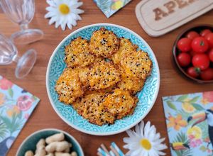 Une photo de Tuiles fromage/carotte