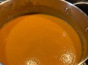 A picture of pressure cooker bean soup