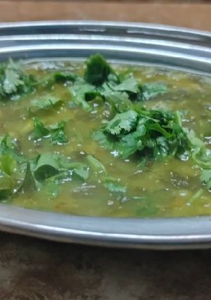 A picture of Rajasthani methi ni bhaji.