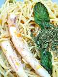 Spaghetti 🍝 aux poulpes 🐙🐙 et courge musquée