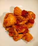 Straccetti di pollo con datterini e provola affumicata