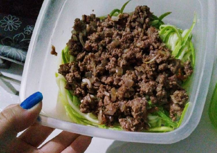 Espaguete de abobrinha