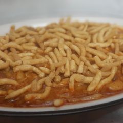 A picture of Misal sprouted dal chana.