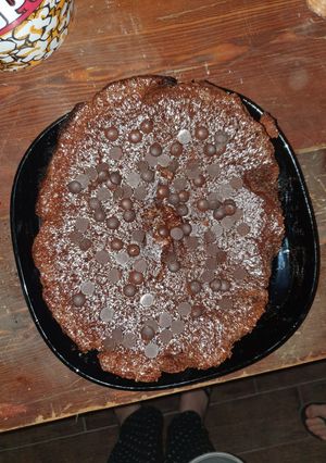 Una foto de Queque de chocolate en olla de cocción lenta