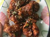 Ayam goreng tepung saus mentega