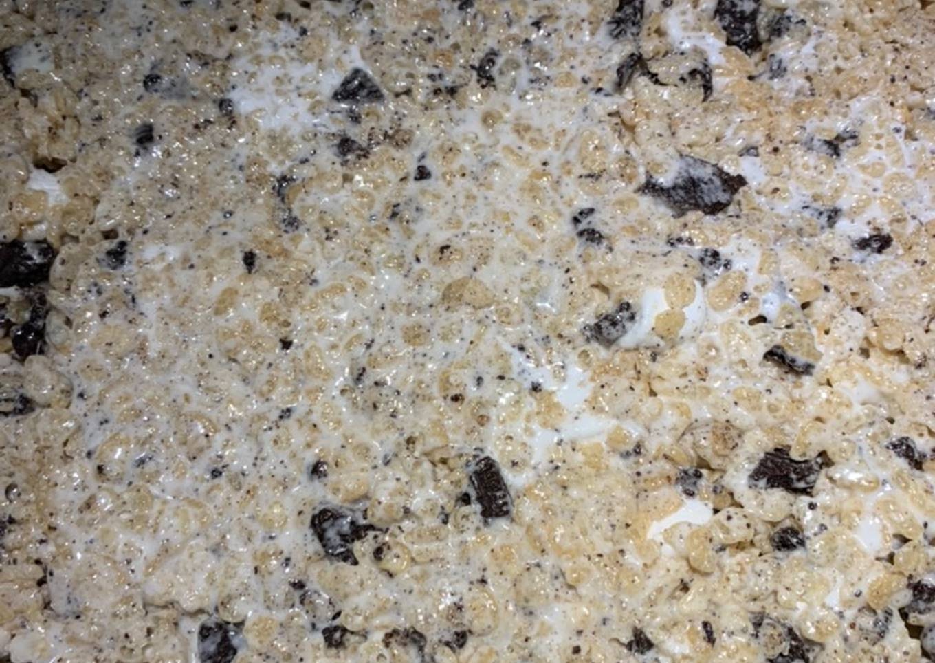Oreo Rice Krispie treats