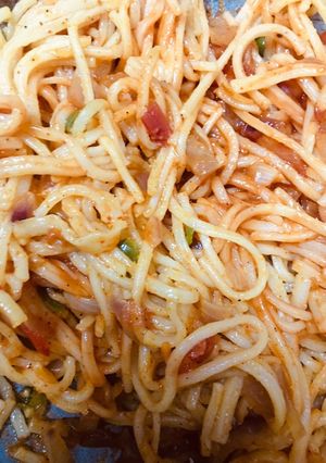 A picture of Hakka noodles.