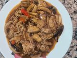 فطر بالخضره قريب على المكسيكانه بس على طريقتي