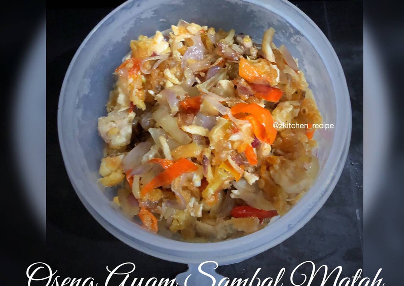 Oseng Sambal Matah Tavuğu: