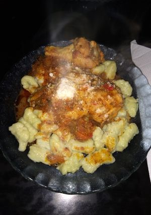Una foto de Ñoquis de verdeo y papas