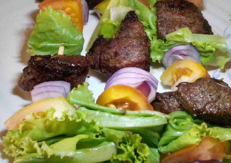 Beef kebabs