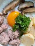 โจ๊กไข่ขาวหมูสับ🥚🐽