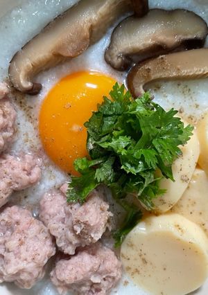 รูปของ โจ๊กไข่ขาวหมูสับ🥚🐽