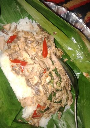 Foto resep Nasi bakar tuna suwir