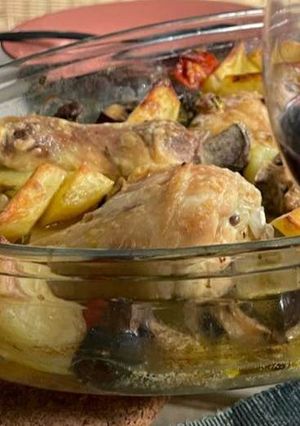 Foto de Frango com Batatas no forno
