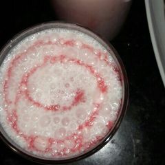 A picture of Shahi rose lassi.