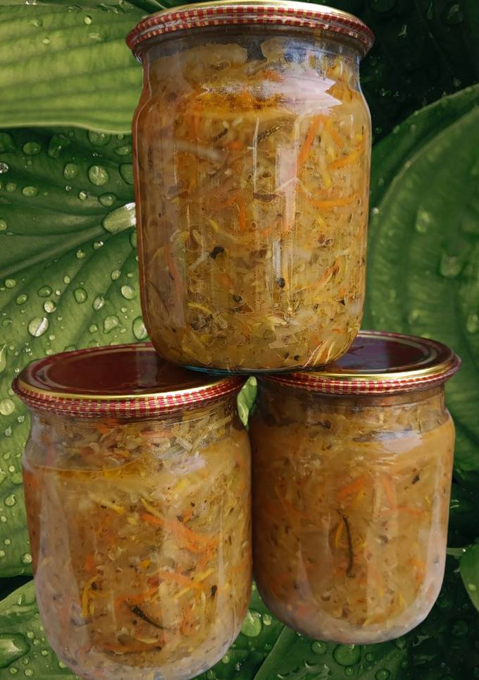 Кабачки по-корейськи на зиму
