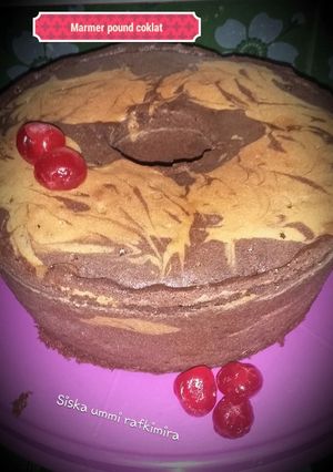 Foto resep Cake POUND MARMER Coklat (mix dcc & cokbuk)