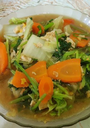 Foto resep Capcai telur sederhana
