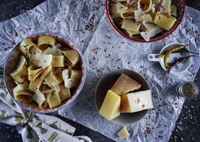 Recipe of Homemade Brown Butter Sage and Parmesan Pasta