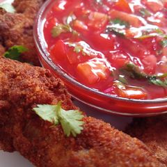 A picture of Crumb Coated Chicken.