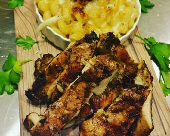 Ultimate Make Recipe Marinated Grilled Chicken and 2 Cheese Cellatini Mac Savory Delicious