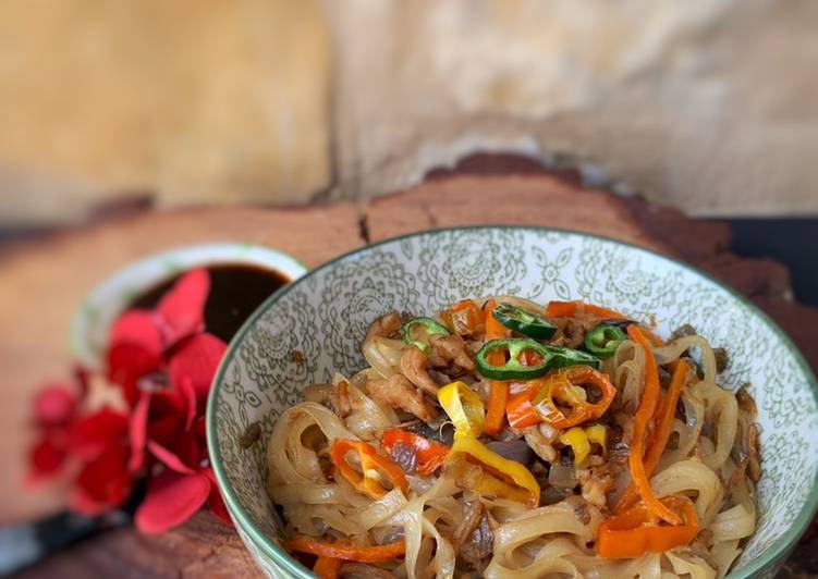 Noodles rápidos con chile y pollo, extrapicantes! 🔥