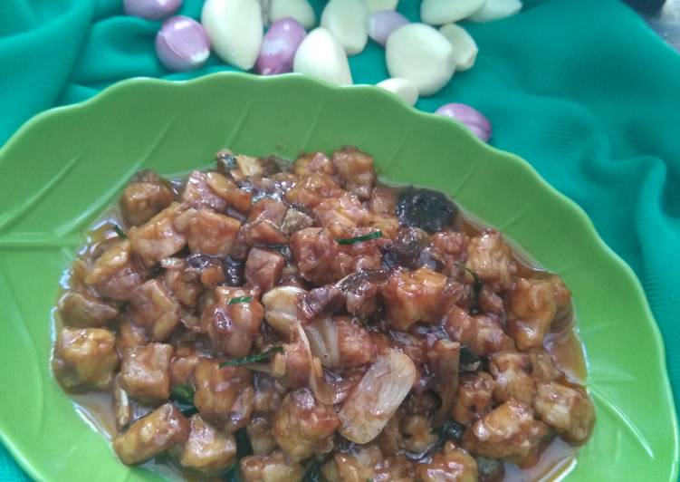 Asam Pija Jambal Roti Tempe tanpa cabe