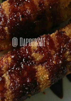 Foto resep Pisang coklat meler roti tawar