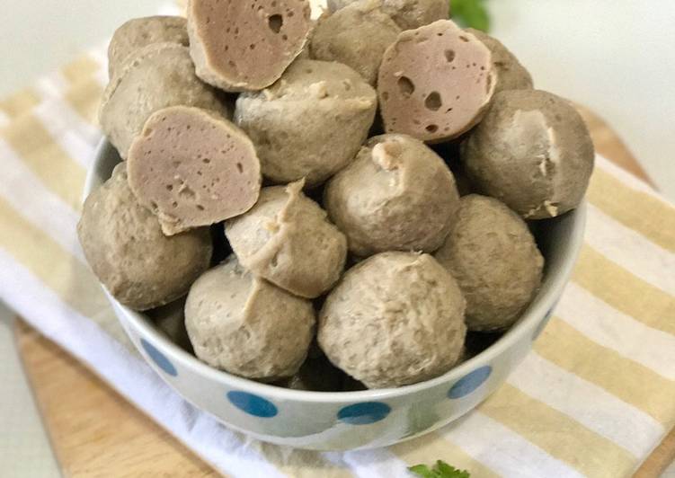 Resep Bakso Sapi Super (pure daging sapi), Bisa Manjain Lidah